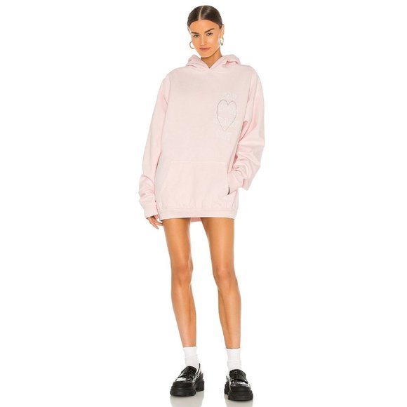 Boys Lie Eat Your Heart Out Hoodie in Pink One Size Fits All - Picture 2 of 16